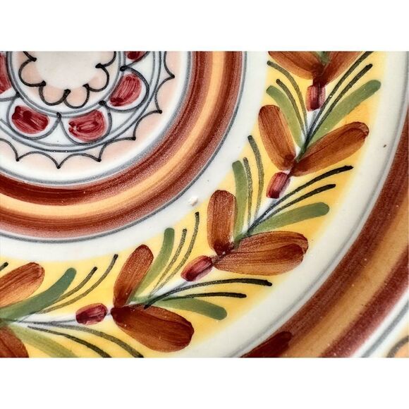Two Hand Painted “Tuscany” Ceramic 11” Plates - Picture 4 of 9